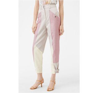 Rebecca Taylor - COLOR BLOCK TWILL PANT